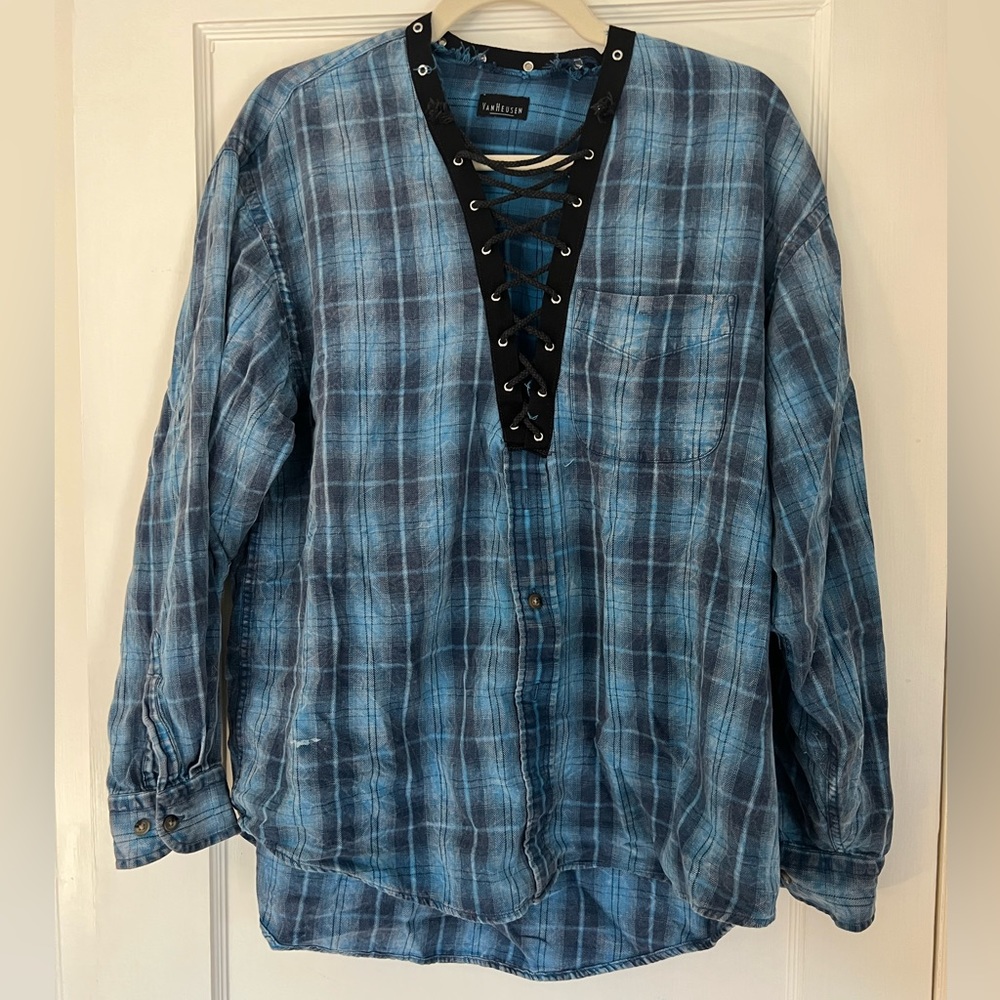 LF Vintage Lace Up Flannel